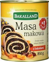 "Bakalland" paruoštos aguonų glaisto skardinės (1 x 850 g)