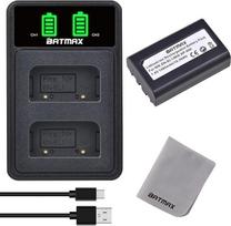 "Batmax" EN-EL1 baterija ir USB įkroviklis, skirti Nikon COOLPIX 4300, COOLPIX 4500, Coolpix 4800, COOLPIX 5000, COOLPIX 5400, COOLPIX 5700, COOLPIX 775, COOLPIX 8700, COOLPIX 880, COOLPIX 880, COOLPIX 880, COOLPIX 880 80