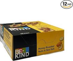 "Be-Kind" medumi skrudinti riešutai ir jūros druska, dėžutė, 12 x 40 g