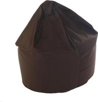 "Bean Lazy" didelis šokolado rudos spalvos medvilnės grąžtas Bean Bag Bean Bag