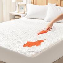 "BEDLORE" čiužinio apsauga 160 x 200 cm, neperšlampama, kvėpuojanti, su 40 cm giliomis kišenėmis, sertifikuota "Oeko-Tex", nekelia triukšmo ir yra elastinga (balta)