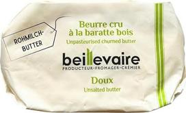 "Beillevaire" prancūziškas žalio pieno sviestas - tradiciškai gaminamas žalio pieno sviestas iš medinės statinės, 125 g
