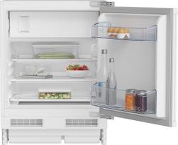 "Beko" BU1154N b100 Įmontuojamas šaldytuvas su šaldikliu, 92 l šaldytuvo plotas, 15 l šaldiklio plotas, "MinFrost", LED vidaus apšvietimas, fiksuotų durų technologija, automatinis atitirpinimas, 82 nišos, baltos spalvos