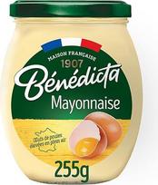 "Benedicta" majonezas "Nature" 266 ml stiklinė