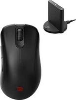 "BenQ" - "Zowie EC2-CW" belaidė ergonominė ergonominė esporto žaidimų pelė, patobulintas imtuvas, 24 lygių pelės ratukas, be tvarkyklės, vidutinio dydžio, juoda