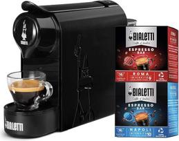 "Bialetti Gioia" espreso aparatas su 32 kapsulėmis, veikia tik su kapsulėmis, juodas