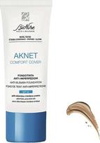 "BioNike Aknet Comfort Cover Foundation" Nr. 103 smėlio spalvos makiažo pagrindas dėmėms, suteikia odai lengvą, natūralų ir malonų efektą, 30 ml