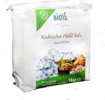 "Biova" kubinė halito druska, smulkus dumblas, 0,3-0,5 mm, 1 kg