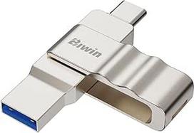 "Biwin" USB atmintinė UD150 256GB USB 3.2 Gen1 iki 150MB/s su dviem prievadais (A ir C tipo), skirta kompiuteriams, nešiojamiesiems kompiuteriams, "MacBook" ir išmaniesiems telefonams