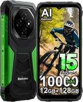 "Blackview Fort 1 Android 15" lauko mobilusis telefonas be sutarties, 12GB + 128GB/2TB lauko išmanusis telefonas "AI Gemini", 16MP kamera, 6,56 colių HD+, 10000 mAh, IP68 vandeniui atsparus statybvietės mobilusis telefonas