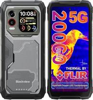 "Blackview Xplore 1 Pro 5G" lauko mobilusis telefonas su termovizoriumi (20000 mAh), 36GB + 256GB/2TB, 6,78 colių 2.4K 120Hz, 64MP + 50MP, Dimensity 7050/IP68 IP69K/Dual SIM/NFC/GPS/Outdoor Smartphone