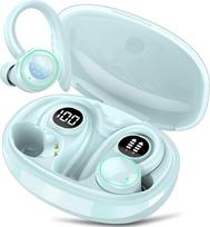 "Bluetooth" ausinės sportui, belaidės "Bluetooth 5.3" ausinės su 4 mikrofonais, "Bluetooth ENC" ausinės į ausis, slopinančios triukšmą, "HiFi Stereo" ausinės su dvigubu LED ekranu, 48 valandų žaidimo laikas, IP7