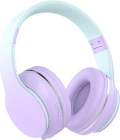 "Bluetooth" vaikiškos ausinės, vaikiškos ausinės belaidės per ausis, reguliuojamas garsumas, reguliuojamas galvos lankelis, sulankstomos, belaidės ir su kabeliu, įmontuotas mikrofonas mobiliajam telefonui, planšetiniam kompiuteriui, kompiuteriui, televizo