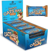 "Bodylab24 Protein Oats Bar Hazelnut 12 x 100 g, energinis batonėlis su 50 g angliavandenių ir 15 g baltymų viename batonėlyje, geriausias energijos ir baltymų derinys, idealiai tinka prieš arba po treniruotės
