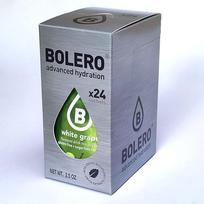 "Bolero" baltųjų vynuogių sulčių milteliai be cukraus, saldinti stevija + vitaminu C, skirti vaikams, sportininkams ir diabetikams, baltųjų vynuogių skonio, 24 x 3 g