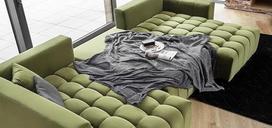"Bonito" modelis "U" formos kampinė sofa iš "Sam