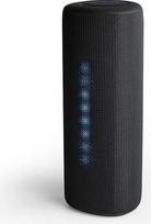 "Boompods Rhythm 24" belaidis nešiojamasis "Bluetooth" garsiakalbis - 24 W vakarėlių muzikos dėžutė su 10 šviesos diodų šviesos režimų, IPX5 vandeniui atsparus, vidaus/ lauko garsiakalbis, mažas, sodui, voniai, kelionei, juodas