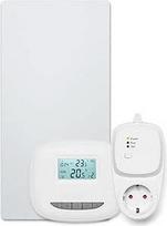 "Bosch Heat Infrared 4000 P" infraraudonųjų spindulių sieninis šildytuvas su radijo valdiklio ir kištukinio lizdo adapterio rinkiniu - energiją taupantis radiatorius su idealiu šilumos paskirstymu - 700 W (15 m²)