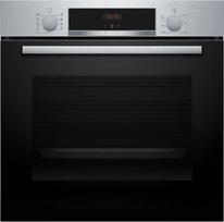 "Bosch" - HBA514ES3 Serija 4 60 cm pločio 60 cm pločio orkaitė "3D Hotair Steel" su vandens valymo asistentu