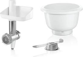 "Bosch" MUZ5BS1 gyvenimo būdo rinkinys kepimo pojūtis su kepimo priedu / maišymo indas / mėsmalė balta