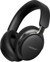 "Bose QuietComfort Ultra" "Bluetooth" ausinės (2-oji karta), belaidės ausinės su erdviniu garsu, virš ausų, slopinančios triukšmą ir turinčios mikrofoną, iki 30 valandų atkūrimo laiko, juodos spalvos