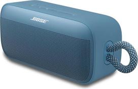 "Bose SoundLink Plus": "Bluetooth Boombox", belaidis lauko garsiakalbis su iki 20 valandų veikiančia baterija, "Blue Dusk