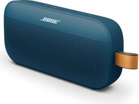 "Bose SoundLink Flex" nešiojamasis "Bluetooth" garsiakalbis (2 kartos), nešiojamasis lauko garsiakalbis, skleidžiantis tikrovišką garsą, iki 12 valandų veikianti baterija, atsparus dulkėms ir vandeniui, sutemų mėlynos spalvos