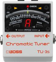 "Boss TU-3S" chromatinio derintuvo pedalas