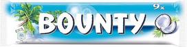 "Bounty" šokolado batonėlis, kokosas ir šokoladas, įvairių dydžių pakuotės