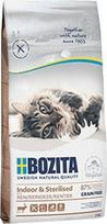 "Bozita" sausas maistas sterilizuotoms katėms su šiaurės elniais - 2 kg - sterilizuotų naminių kačių ėdalas be grūdų - 33% baltymų, 14% riebalų - be GMO, visavertis maistas