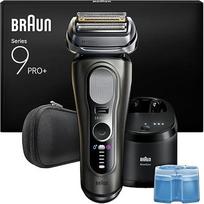 "Braun Series 9 PRO+" elektrinis skustuvas, 5+1 itin ploni tikslūs peiliukai, "Pro-SensoAdapt", iki 60 min. veikianti baterija, "6-in-1 SmartCare Center", drėgnas ir sausas skustuvas vyrams, 9665cce, grafinis