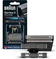 "Braun" elektrinės skutimosi galvutės 31B atsarginė galvutė, suderinama su "Series 3" skustuvais, "Contour", "Flex XP", "Flex integral", juodos spalvos