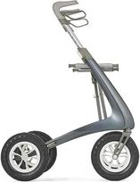 "byACRE Carbon Overland"/"All Terrain Carbon Rollator"/šoką sugeriančios didelės pneumatinės padangos / 6,7 kg lengvas / sulankstomas su sėdyne (vidurnakčio mėlyna)