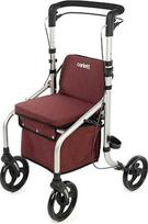 "Carlett Lett Go" vaikštynė su integruota sėdyne | Patvirtinta medicininė priemonė | XL pasukami ratai | Reguliuojamas ergonomiškas vairas | Dvigubas stabdys su saugos sistema | Rubinas
