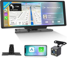 "CarPlay" ekranas automobiliui palaiko belaidį "CarPlay" ir "Android" automobilį, 10,26 colių "CarPlay" ekranas su FM transliacija, GPS navigacija, "Bluetooth" ir valdymu balsu