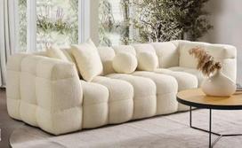 "Casa Padrino" prabangi sofa kreminė 235 x 75 x H. 100 cm - Svetainės sofa - Viešbučio sofa - Svetainės baldai - Viešbučio baldai - Prabangūs baldai - Prabangūs baldai - Svetainės baldai