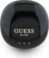 "CG Mobile Guess TWS" ausinės su blizgaus efekto kiaušinio formos logotipu (juodos spalvos)