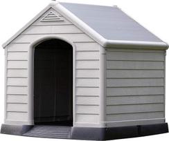 "Chalet-Jardin Garden" 12-921177 Voljeras šunims PVC/smiltainis 95 x 99 x 99 cm smėlio/rudos spalvos