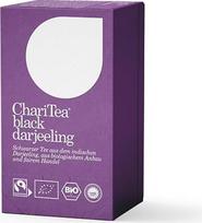 "ChariTea Black Darjeeling" - 20 arbatos maišelių pakuotėje - ekologiška juodoji arbata - sąžininga prekyba, veganiška