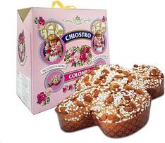 "Chiostro di Saronno", "Classic Colomba", 1 kg, velykinis balandis su cukruotais vaisiais, cukrumi ir migdolų glazūra, senovinė dėžutė