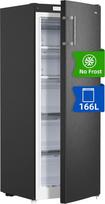 "CHiQ FSD166NE4E" šaldiklis 166 l, "No Frost" technologija, keičiami durų vyriai, juodas nerūdijantis plienas, 144 cm aukščio