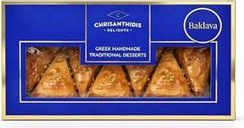 "Chrisanthidis Delights" graikiška baklava - tradicinis sirupo pyragas su riešutais - Viduržemio jūros regiono desertas - rankų darbo saldainiai - 580g