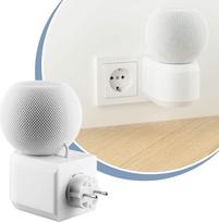 "Cleverstation" sieninio laikiklio lizdas - tinka "Apple HomePod Mini" garsiakalbio sieniniam laikikliui, sieniniam laikikliui, sieniniam laikikliui, garsiakalbio sieniniam laikikliui (baltas)