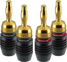 "Clicktronic 52546 Casual Banana Plug SimpleLock" garsiakalbio kabeliui iki 4,0 mm²