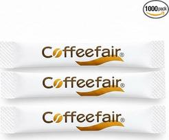 "Coffeefair" cukraus lazdelės baltos spalvos 1000 x 3,6 cukraus, baltas porcijinis cukrus, smulkiai porcijuotas cukrus, idealiai tinka maitinimo įstaigoms ir biurams, aplinkai nekenksminga pakuotė