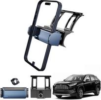 "Coleya" automobilinis mobiliojo telefono laikiklis, suderinamas su "Toyota RAV4 2019-2024", "Toyota RAV4" elektrinis mobiliojo telefono laikiklis, "RAV4" priedų telefono laikiklis, pasukamas 360° kampu, suderinamas su visais išmaniaisiais telefonais 4-7