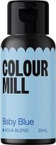"Colour Mill Aqua Blend" maistiniai dažai "Baby Blue": Skysti vandens pagrindo maistiniai dažai - 20 ml