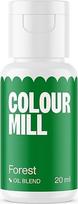 "Colour Mill Oil Blend Forest" aliejiniai maistiniai dažai - maistiniai dažai šokoladui, fondanui, keksiukams, pyragams, kepiniams, makaronams - maistiniai dažai tortų dekoravimui - 20 ml