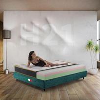 "Comfy Line Equilibrium" dvivietis čiužinys iš atminties putų, 160 x 190 cm, 21 cm čiužinio zona, 3 sluoksnių ortopedinis čiužinys, hipoalerginis čiužinys, pagamintas Italijoje