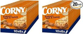 "Corny Classic Cereal Bar" saldus ir sūrus batonėlis su gardžiais skrudintais ir sūdytais žemės riešutais, 10 x 150 g (2 vnt.)